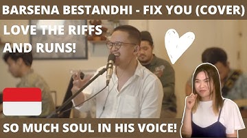 REACTION to See You On Wednesday | Barsena Bestandhi - Fix You (Coldplay Cover) 😍 (INDO SUB)