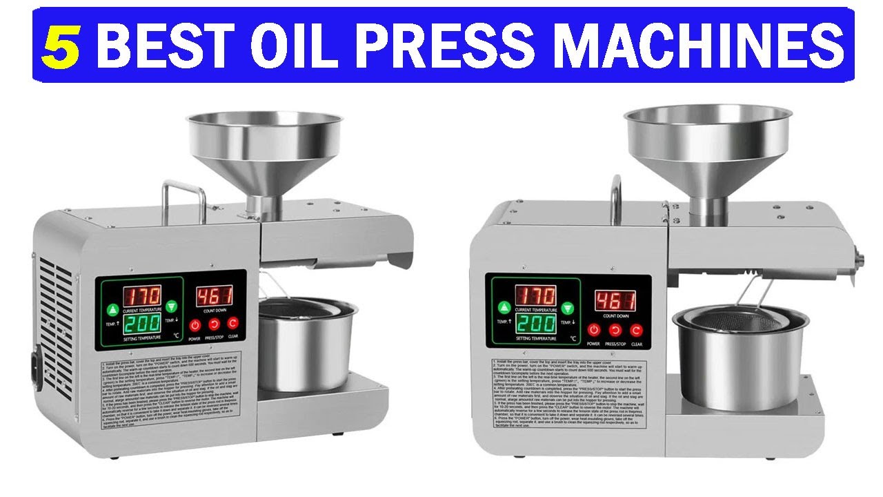 New Best Oil Press Machines | Top 5 Best Cold Press Oil Machines 2025