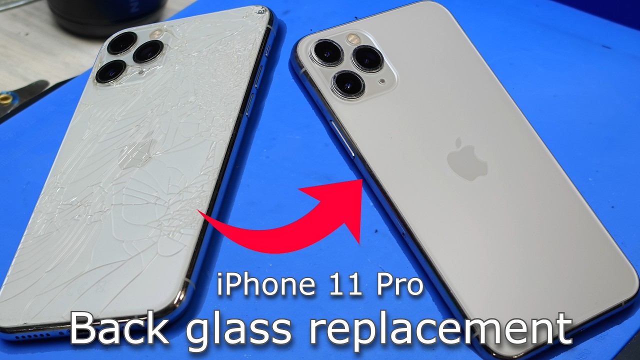 iPhone 11 Pro Back Glass Replacement / Repair (Walkthrough) - YouTube