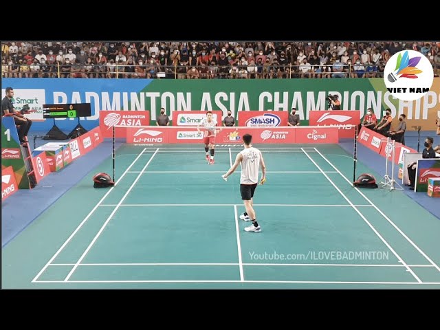Final Jonatan CHRISTIE vs LEE Zii Jia | Badminton Asia Championships 2022 | Nice Angle Badminton class=