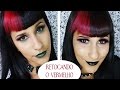 Retocando o Vermelho de Anilina - Franja Metadinha | CABELOS