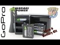 Wasabi Dual Charger Battery Kit for GoPro Hero 4 : REVIEW + Battery Test!