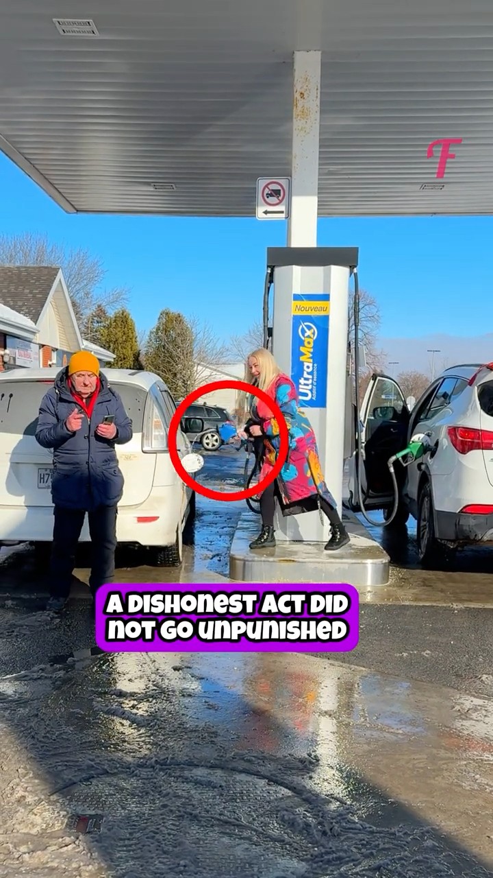 The FASTEST Gas Thief Takedown in 10 Seconds! #shorts