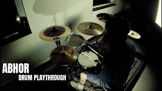 Abhor - Malice (Drum Playthrough)