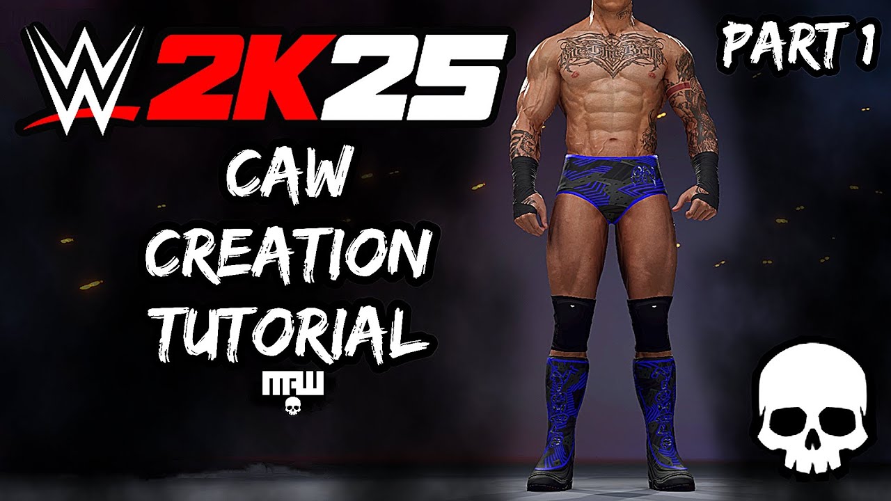 How to design a CAW in WWE 2K25 (XBOX) CAW Creation Tips & Tricks ...