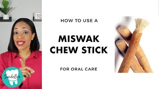 How to Use a Miswak Chew Stick | Natural Oral Care #smileboxbydrwhite by Dr. Brigitte White 78,261 views 4 years ago 4 minutes, 33 seconds