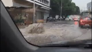 السيول تجتاح شوراع بيروت وتشلّ حركة المواطنين