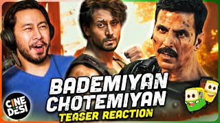 BADE MIYAN CHOTE MIYAN Teaser Reaction! | Akshay Kumar | Tiger Shroff | Prithviraj