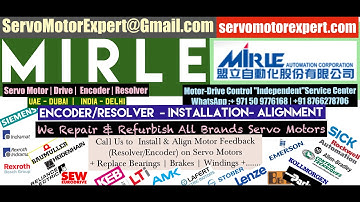 Mirle New Servo motor Dealer in Stock buy Dubai stock Encoder Resolver Angle Adjust Align UAE