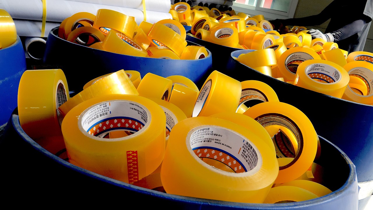 Это всего лишь скотч? Подумайте ещё раз — Искусство производства упаковочного скотча в Корее
