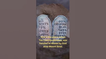 Thumbnail of Mount sinai real place Egypt #moses #tencommandments #bible #jesus #bible #viral #reels#youtubeshort