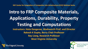 Intro to FRP Composite Materials- Part 1 of 2