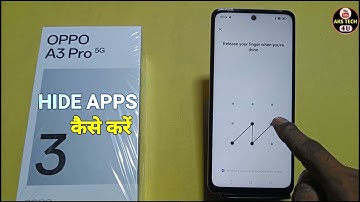 How To Hide Apps in Oppo A3 Pro 5G | Oppo A3 Pro 5G में hide apps कैसे करें