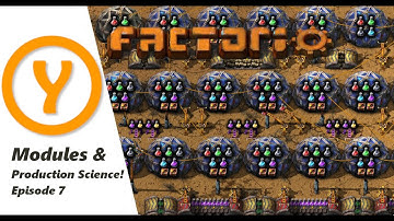 Factorio Beginner Guide / Tips / How to!  Modules & Production Science! Belt Weaving! Episode 7