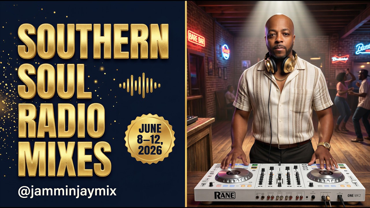 Watch Southern Soul Radio Mixes – Week of June 8–12, 2026 | DJ Jammin Jay on YouTube Watch Southern Soul Radio Mixes – Week of June 8–12, 2026 | DJ Jammin Jay on YouTube