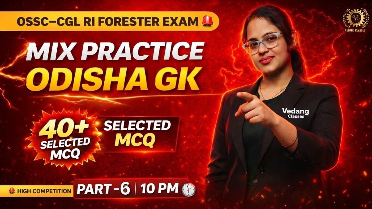PYQs OF ODISHA GK || mix practice MCQS part- 6 || FOCUSED ON ODISHA CGLE ||