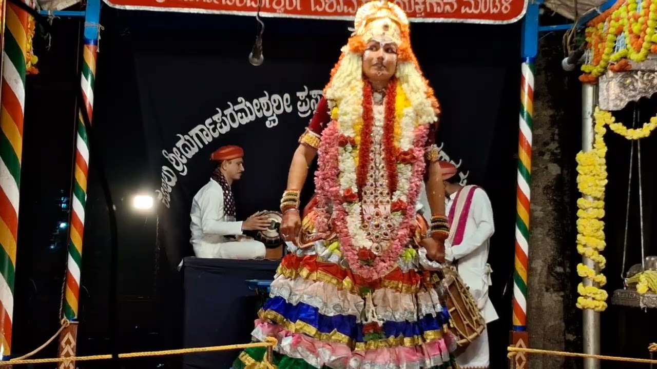 ತೂಗಿದಳ್ ಉಯ್ಯಾಲೆಯ ದೇವಿಯು | ದೇವೀ ಮಹಾತ್ಮೆ #kateelmela #prasadvideos #yakshaganavideos #tulunad 