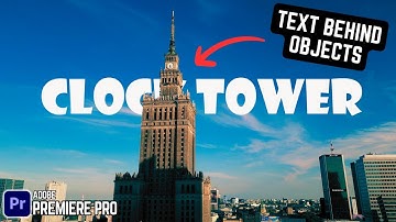 How to Add Text Behind Objects in Premiere Pro (2025 Advanced Tutorial!)
