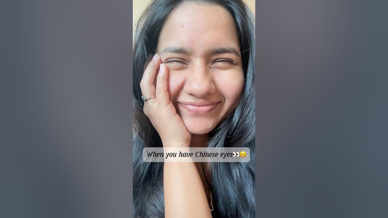 What type are you!??Chinese eyes😁 or mutta kannu(big eyes👀)