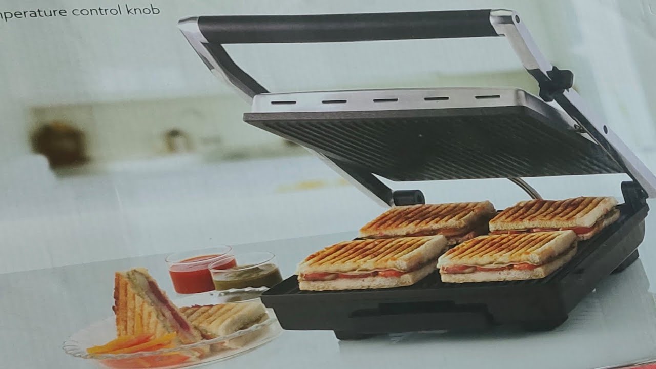 Borosil Grill Sandwich Unboxing and Review Borosil Super Jumbo Grill