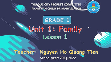 Tiếng Anh Lớp 1 - I-learn Smart Start - Unit 1: Family - Lesson 1