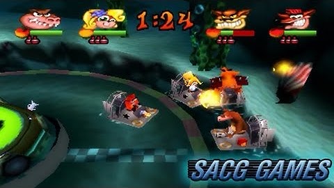 Crash Bash - Swamp Fox in Splash Dash (Crystal Challenge)