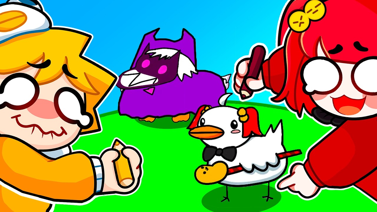 DESENHAMOS a Turma da Batatinha versão PATOS