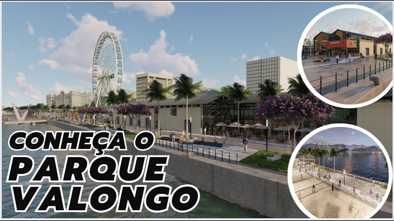 Conheça o Parque Valongo, projeto de revitalização da área portuária do Centro Histórico de Santos