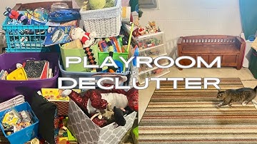 DeClutter the Extremely Hoarded Basement | Playroom Clean Complete!