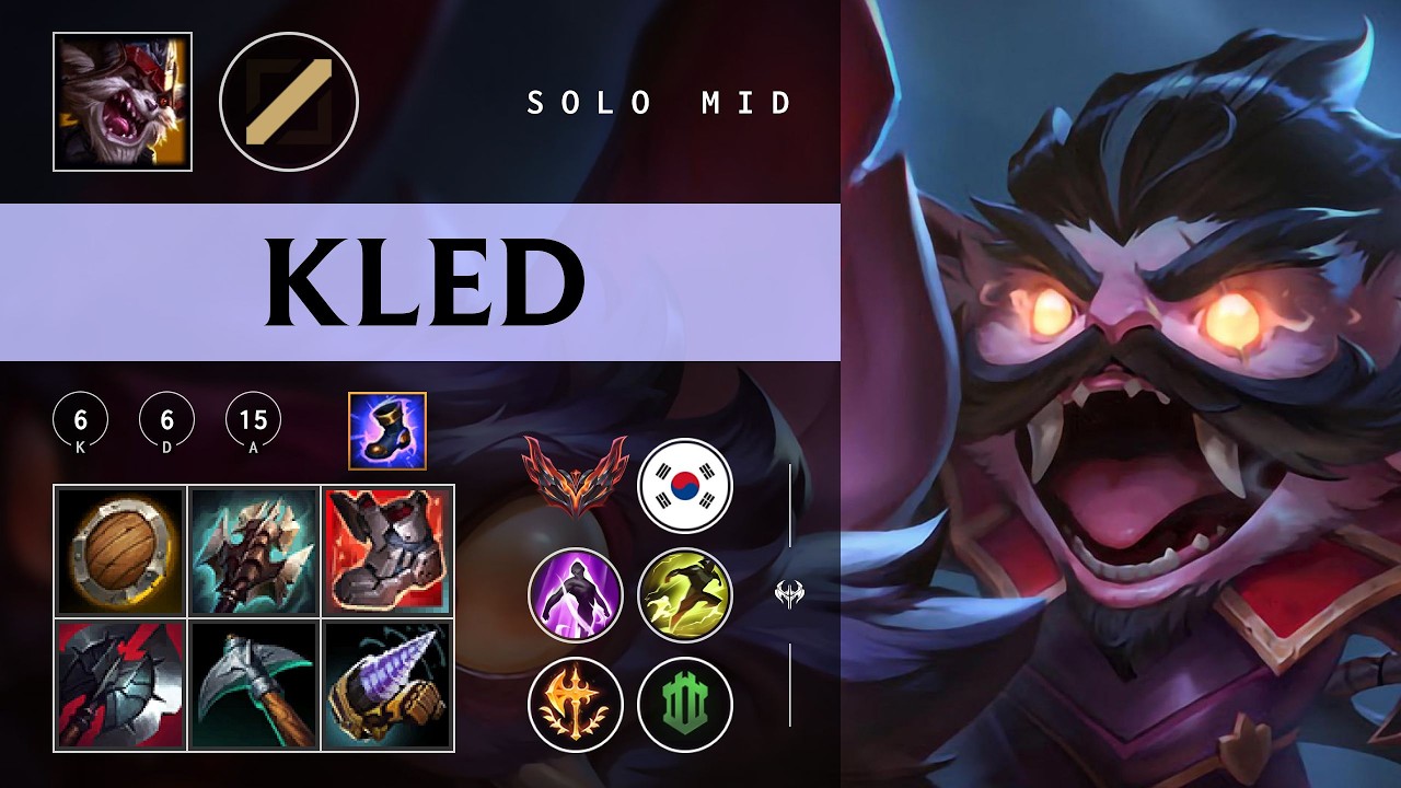 Kled Mid vs Neeko - KR Grandmaster Patch 26.04