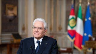 Messaggio di fine anno del Presidente Mattarella - versione con sottotitoli