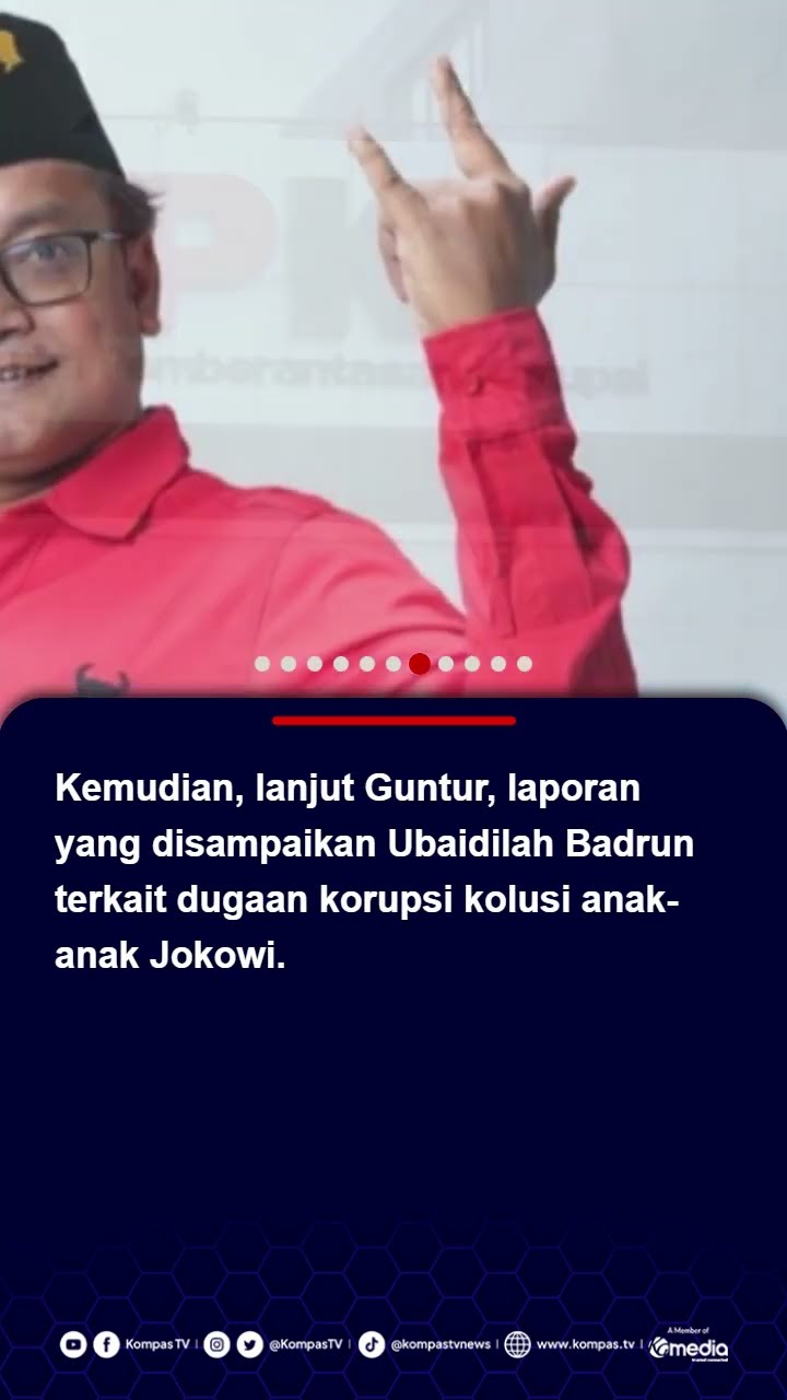 Guntur Sebut Saat Ini PDI-P Tak Percaya Lembaga Penegak Hukum, Singgung Korupsi Keluarga Jokowi