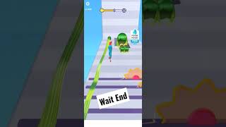 Wait End Hair Challenge 👱‍♀️✂️ - 3D Games #Gameplay #mobilegame All Levels Gameplay Android,ios screenshot 1