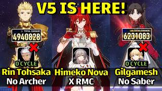 V5 IS HERE! E0S1 Rin DPS (No Archer), Gilgamesh (No Saber) & Himeko Nova x RMC | HSR 4.4