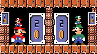 Super Mario Team and Luigi vs Coin Doors Maze