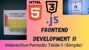 Interactive Periodic Table | Frontend Development (Simple)
