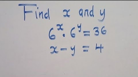 Exponential/Simultaneous equation - Olympiad