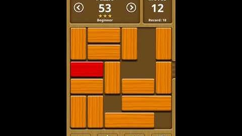 Unblock Me FREE Beginner level 53