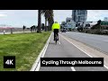 4k  cycling through melbourne  city tour  2022