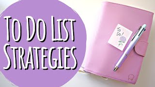 3 Strategies For A Better 'To Do' List