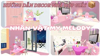PLAY TOGETHER | Decor nhà hộp giấy chủ đề nhân vật My Melody trong sự kiện Hello Kitty 🩷🩷🌸