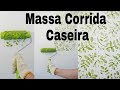 Massa Corrida Caseira com 2 Materiais