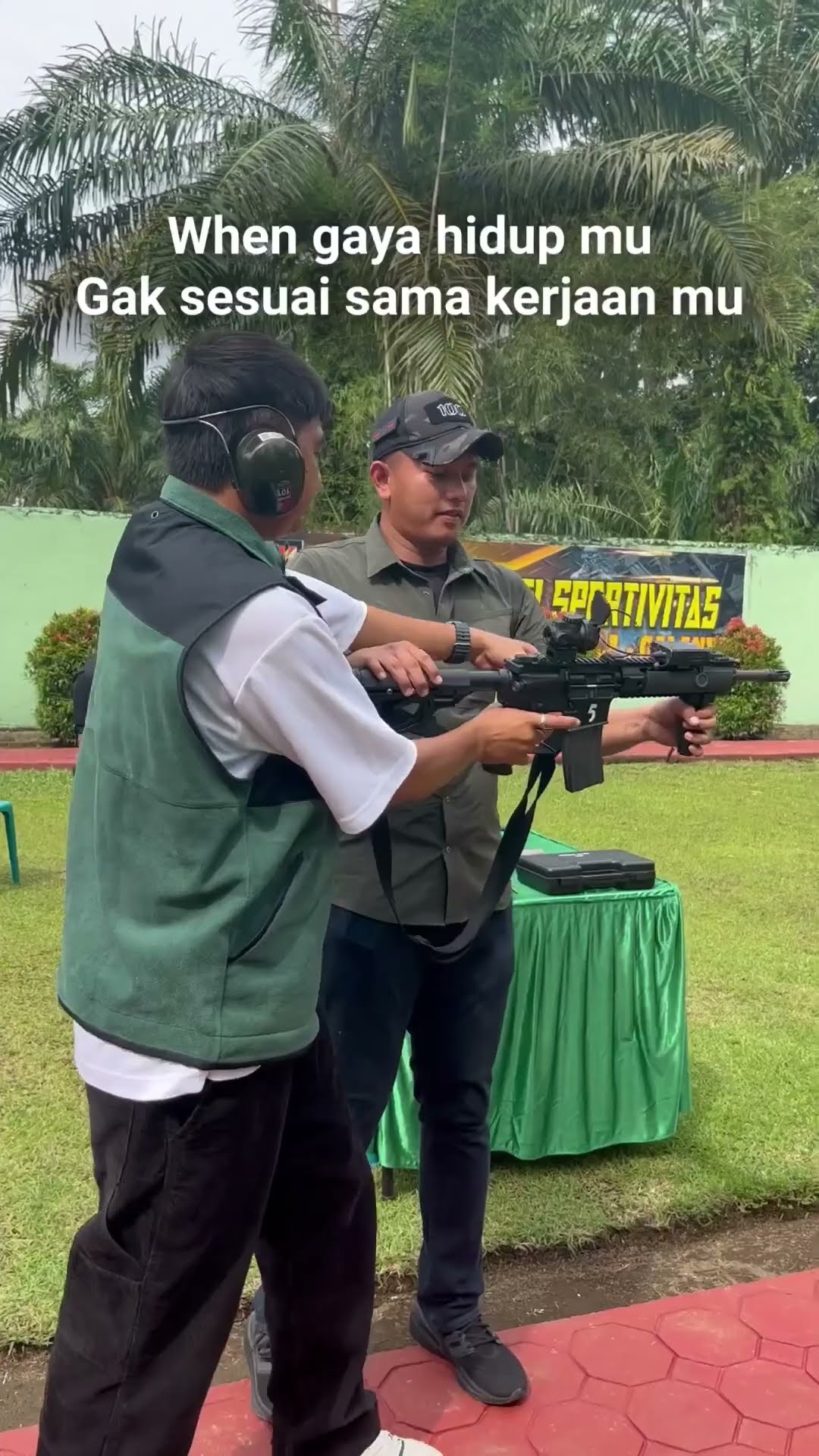 Ginilah kerja abang deeek…