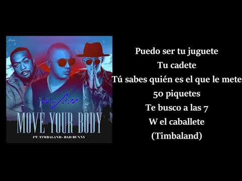 Move your body (letra) - Wisin ft. Bad Bunny, Timbaland
