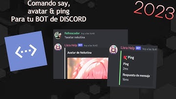 COMO hacer COMANDO SAY, AVATAR & PING - BDFD #1