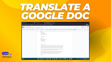 How to Translate a Google Doc