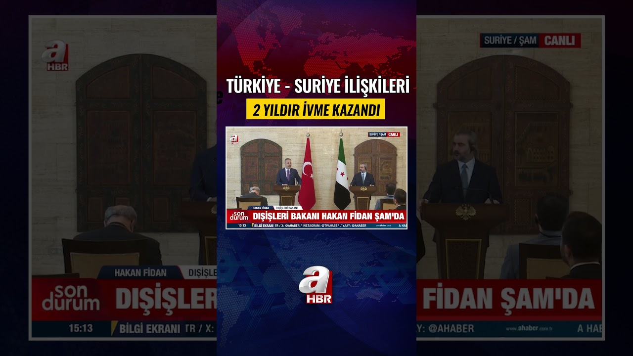 Dışişleri Bakanı Hakan Fidan Şam'da! | A Haber