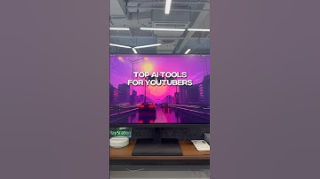 Top AI tools for YouTubers #ai #aitools #productivity