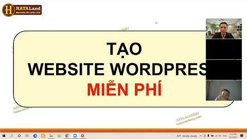✅ CÁCH THIẾT KẾ WEBSITE WORDPRESS NỀN TẢNG MIỄN PHÍ