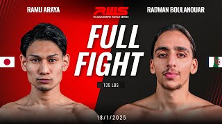 Full Fight l Ramu Araya vs Radwan Boulanouar I RWS